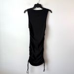 Good American  Ruched Sides Tank‎ Dress Black L Photo 5
