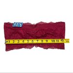 Free People  | NWT | Small | Lacey Looks Burgundy Bandeau Unpadded Bra Bralette Photo 4