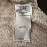 Roxy tan pullover knit hoodie size L Photo 6