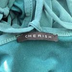 Cherish  3/4 sleeve tunic  with lace up back Size large Photo 4