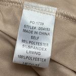 Baltic Born Women's Medium Tan V-Neck Bridesmaid Short Sleeve Velvet Maxi Dress Photo 7