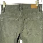 American Eagle  Olive Green Corduroy Stretch Skinny Pants 90s Straight 0 Regular Photo 11