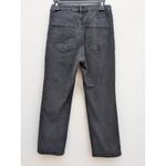 EXPRESS  Women's Jeans Modern Straight High Rise Strech Black Size 6/8/10 Short Photo 4