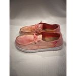 Hey Dude Wendy Tie Dye Lemon Ombre Pink Yellow Shoes Women’s Size 10 Photo 2