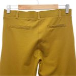 Betabrand  Straight-Leg Classic Dress Pant Yoga Pant Toffee Polka Dot Size Medium Photo 5