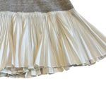 Derek Lam 10 Crosby Grey White Mini Tennis Skirt Pleated Fit N Flare Size 6 Gray Photo 3