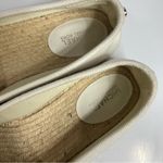 Michael Kors Michael white canvas espadrille flats size 8 Photo 2