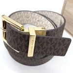 Michael Kors MK Signature Reversible Leather Belt Photo 7