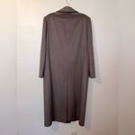 VINTAGE Alorna 100% Wool Coat with Scarf | Pockets | Fully Lined Paisley Print Brown Size undefined Photo 8