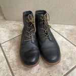 Kodiak Black Leather Lace Up Ankle Boots Women's US 7.5 loweride fall winter Photo 1