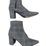 Raye  - As If Plaid Bootie in Black Gray & Blue Photo 1