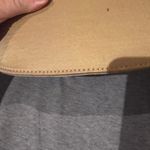 Elegant Floral Embroidered Tan Handbag Photo 2