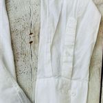 H&M White Embroidered Button Up Shirt Photo 6