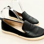 H&M Black Snakeskin Faux Leather Slip On Sneakers Flat 8 8.5 39 Photo 0