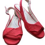 Life Stride NWOT Red Espadrille Slingback Sandals Photo 0