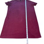 Brandy Melville  Maroon Short Sleeve T-Shirt Dress Casual Mini One Size Photo 6