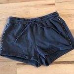 True Craft Knit Shorts  Gray Elastic Drawstring Womens Small Photo 1