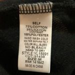 YA Los Angeles  Sweater Swing Button Dress Black M Photo 9