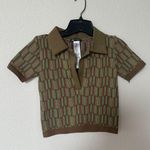 ZARA Knit Polo Top Photo 0