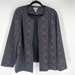 Chico's Chico’s Floral Wonderland Printed Ponte Knit Jacket Blazer Size XL Size 3 Photo 0