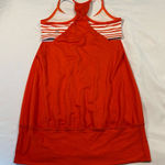 Lululemon  No Limits Tank‎ too Love Red / Twin Stripe Love Red Sz 4 Photo 0