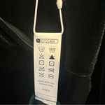 Halara  V Neck Crossover Bishop Long Sleeve High Low Flowy Velvet Midi Dress L Photo 5