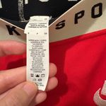 Nike  Sportswear Leggings Colorblock Athletic Running Tights Red White Size Small Photo 3