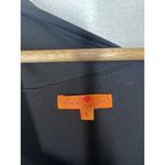 Michelle Jonas Grecian Twist Dress Large L Black Midi Ruched Travel Photo 8