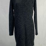 prAna Heathered Black Sindri Midi Long Sleeve Dress Size Medium Photo 0