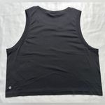 Lululemon Breeze By Muscle Crop Tank *Logo - Black / Black - 6 Photo 5