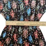 Eriks Fabriker Floral Print Midi Dress Sandra Smock Dress Long Sleeve M Feminine Black Size M Photo 5