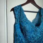 La Femme • Gown Formal Dress • Tulle Embroidered Rhinestones • Floral • Size 10 Photo 1