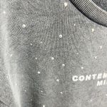 ZARA Washed Effect Sweatshirt Dress Size M Gray New 100% Cotton Photo 7