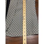 Notations NEW  Womens Geometric Open Front Blazer Jacket M Black Beige Business Photo 7