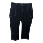 Big Bud Denim Carpenter Jeans Black Women’s Size 2XL Contrast Stitch Workwear Photo 1