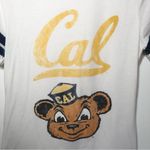Recycled Karma Vintage Style Cal Bears White and Blue Shirt Size L Photo 1