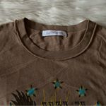 Daydreamer Brown Lucky to Have Bald Eagle Western Patriotic Oversized T-Shirt Photo 96