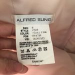 Alfred Sung Pink  strapless dress SZ 6 Photo 3