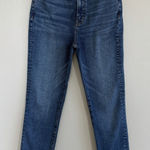 Madewell The Perfect Vintage Jeans Woman 26 27 Straight Leg Dark Wash High Rise Photo 0