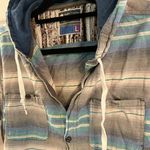 Modern Amusement Striped  Hooded Top Photo 1