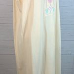 Delicates Spa Floral Shirt Dress Size large Maxi Long knit Art to Wear comfort Photo 6