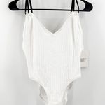 Solid & Striped The Lynn Swimsuit Size Medium NWT B&W One Piece Ribbed Swim Photo 5