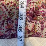 LONDON MILANO PARIS Paisley Silk Blend V Neck Dolman Sleeve Smocked Waist Mini Purple Size 2 Photo 14