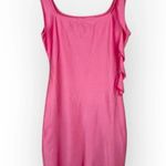 Lush Clothing LUSH Women's Pink Sleeveless Mini Dress Floral Detail Size S Party Photo 0