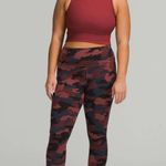 Lululemon NWT Wunder Train High Tight365 Camo Smoky Red Night Sea Multi Photo 3
