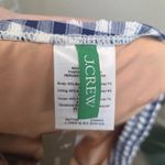 J.Crew Blue Gingham One Shoulder One-Piece Swimsuit - New - Size 24 Photo 4