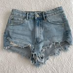 ZARA Distressed Jean Shorts Photo 0