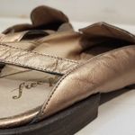 Free People {6.5/37} Bakersfield Slingback Mule In Bronze Metallic Photo 6