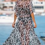 Cupshe Stylish Black and White Swim Cover-Up Size small Photo 2