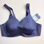 Brooks  Women's Navy Athletic Sporty Workout Underwire Run Bra Sz 34C NWT Photo 5